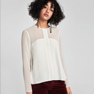 Zara Woman | Contrast Blouse